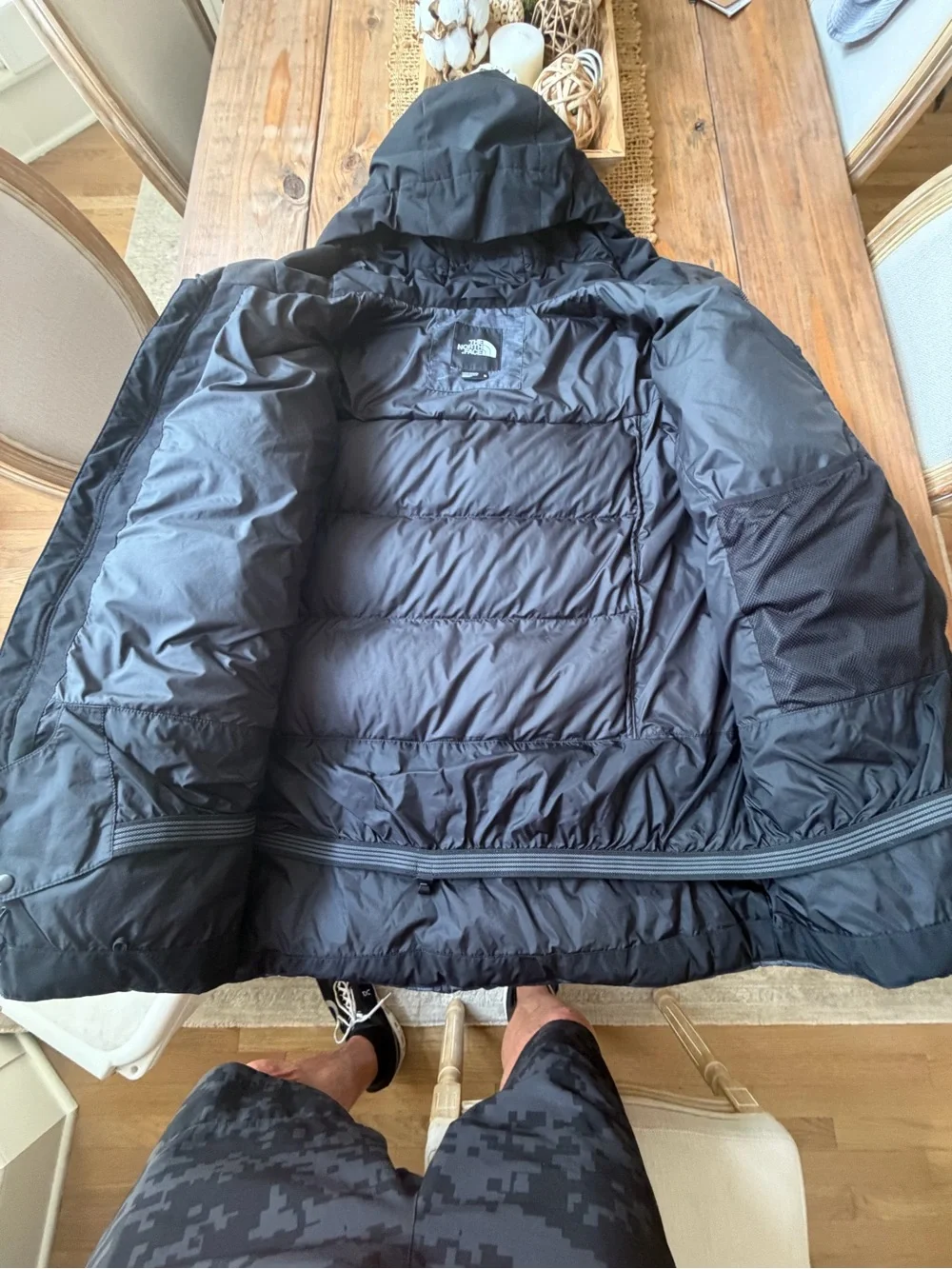 NORTH FACE 550 PRO DOWN JACKET COREFIRE FUTURE LIGHT ARM VENTS MENS XL